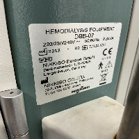 Nikkiso DBB-07 - Dialysis image 3